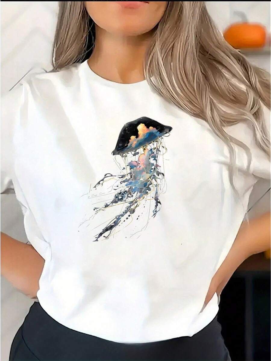 Women T-Shirts - White - View 1
