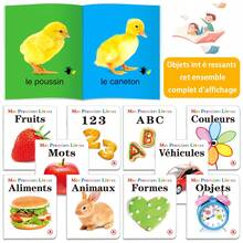 TEENYBABY 10-Volume Children's Encyclopedia Learning Set: Covers 10 Different Themes, Specially Designed For Early French Language Learning And Cognitive Development - A Perfect Educational Book Set For Home Learning And Back-To-School Gifts - Multicolor - View 13