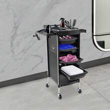 Cleaning Cart & Accessories - Black - View 6