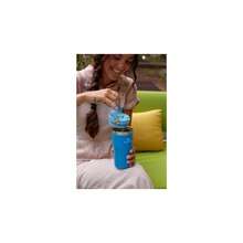 IceFlow Flip Straw Tumbler With Handle 20 Oz Twist On Lid And Flip Up Straw Leak Resistant Bottle Insulated Stainless Steel BPA- Azure - Mặc định - Xem 8