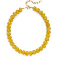 Beaded Necklace For Women Boho Bead Chunky Necklace Big Bead Necklace Fashion  Summer Colorful Necklaces Holiday Vocation Jewelry Gifts - 黃色珠子 - 查看 1
