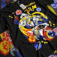 Camiseta de manga corta Heroes Vintage T1EE de 220 g, de algodón puro, para hombre y mujer. Tejido grueso, resistente a las arrugas y que no se deforma fácilmente. Estilo sencillo y versátil, ligero y transpirable, perfecto para ir al trabajo, viajar, acampar, ir de compras y para el tiempo libre diario. - Negro - Ver 1