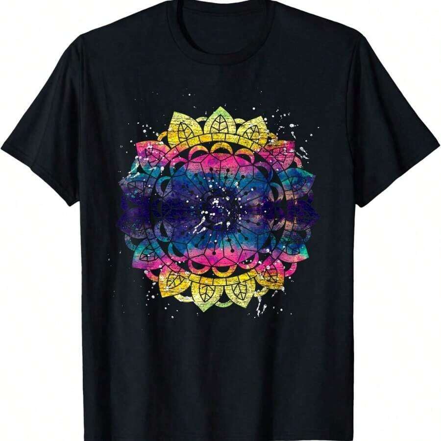 Short-Sleeved T-Shirt By Pusuraito, 100% Cotton - Black 22 - View 1