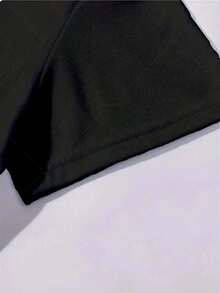 Camia Casual de Algodón para Mujer, Manga Corta, Cuello Redondo, con Gráfico de USA, Ideal como Regalo para el Día de la Independencia, Transpirable y Cómoda - Negro - Ver 4