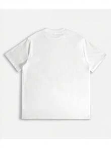 Camiseta Plus Size para Mujer Inspirada en la Reina de Diciembre - 1 Unidad, Cuello Redondo con Letras Doradas y Estampado Leopardo, Top Casual Cómodo para Navidad/Año Nuevo, Ajuste Confortable Todo el Año - Blanco - View 2