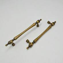 6 件套复古奢华家具把手，香槟金橱柜/抽屉拉手，简约设计 - BAB - 查看 7