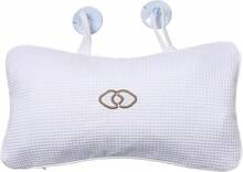 YUET Anti-Slip Non-Slip Bathtub Pillow Home Spa Bath Inflatable Cushion Head Neck Back Shoulders Rest Relax Suction Cup Bathroom Support For Hot Tub Luxurious Headrest - White - View 1