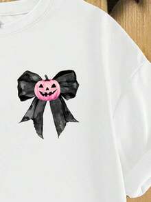 Camiseta de manga corta básica con estampado de capibara, informal y a la moda para mujer, camiseta con estampado de capibara, camisetas gráficas lindas para mujer, camiseta kawaii, camiseta linda, top holgado, casual y versátil, camiseta Y2k, camiseta. - Blanco - Ver 4