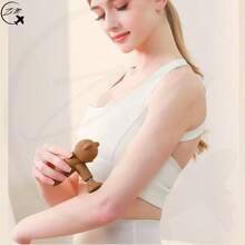 ZM Health Mini Bear Massage Gun - Portable Deep Muscle Fascia Gun - Deep Muscle Tissue Percussion Massager - Suitable For Fitness Enthusiasts - Can Massage Full Body Muscles - Portable Vibration Massage - High-Speed Motor - Comfortable Grip Handle - View 9