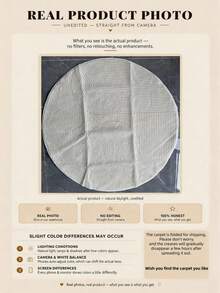 1 件装极简艺术圆形地毯，几何线条设计，柔软客厅圆形地毯，装饰地垫，图案圆形地毯，装饰地毯，卧室装饰，小地毯，地毯，家居装饰，客厅地毯，客厅小地毯，卧室地毯，客厅家居装饰，户外地毯，可水洗地毯 - 彩色 - 查看 7
