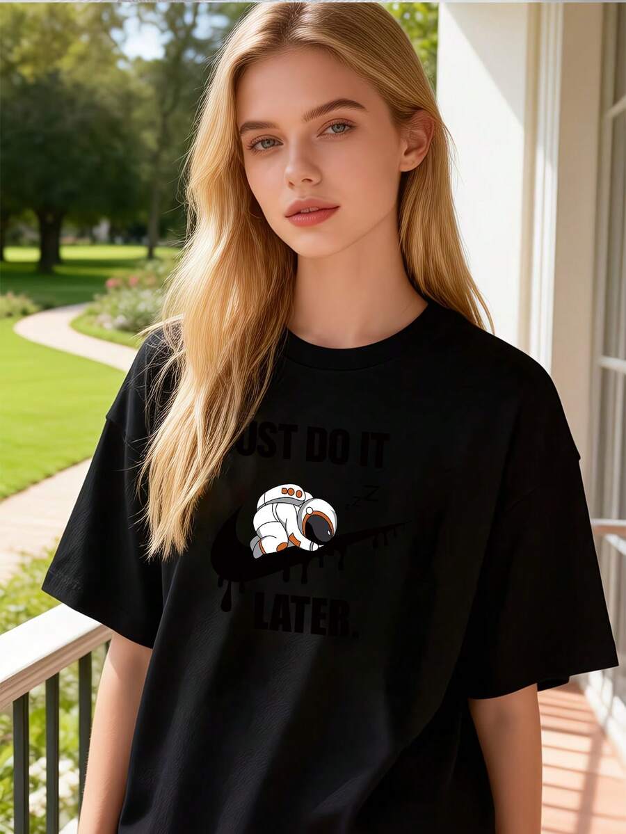 Women T-Shirts - Black - View 1