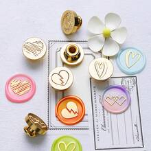 1 con dấu sáp hình trái tim, nhiều kiểu dáng trái tim khác nhau, dùng cho phong bì, thiệp mời, đánh dấu sách, sổ lưu niệm, thiệp chúc mừng, đồ thủ công tự làm, gói quà. - Bộ truyện tình yêu - Xem 4