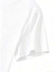 Graphic TeesCamiseta de Mujer Roja con Estampado de Leopardo y Corazón Brillante, Manga Corta y Cuello Redondo para Verano y Primavera, , Diseño Audaz y ElegantCottno-Vintage Street Style Unisexoose Cotton Short Sleeve Crew Neck T-Shirt - Blanco - Ver 4