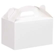Hộp kẹo tiệc màu trắng 10/20/30 chiếc, có tay cầm, hộp quà tặng tự trang trí bằng vải, thích hợp cho sinh nhật, đám cưới, tiệc mừng em bé, Ngày của Mẹ. - Hộp cầm tay hình sừng màu trắng - Xem 5