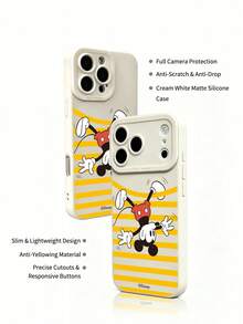 Ốp điện thoại Disney - Quà tặng Giáng sinh - Hộp đựng điện thoại cho iPhone 17 17Air 17pro 17promax 11 12 13 14 15 16pro 16promax 14Plus 15Plus 16Plus 15promax 16pro 16promax XR - Màu be - Xem 7