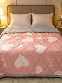 1pc Ultra Soft Cooling Comforter - Lightweight All-Season Bedding With Fashionable Plaid Pattern, Machine Washable For Single/Double Bed, Hotel, Camping And Home Decor, Hotel-Grade Luxury Bedding | Modern Quilting Design - Multicolor - View 11