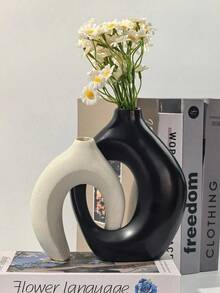 2pcs Bohemian Style Resin Flower Vase, Suitable For Banquet, Party, Festival, Wedding, Home, Restaurant, Dining Table Decor, Beautiful Room, Home Decor, Seasonal Decoration, Various Holiday Gifts - 1 - View 11