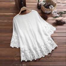 Women Tops - Blue - View 5