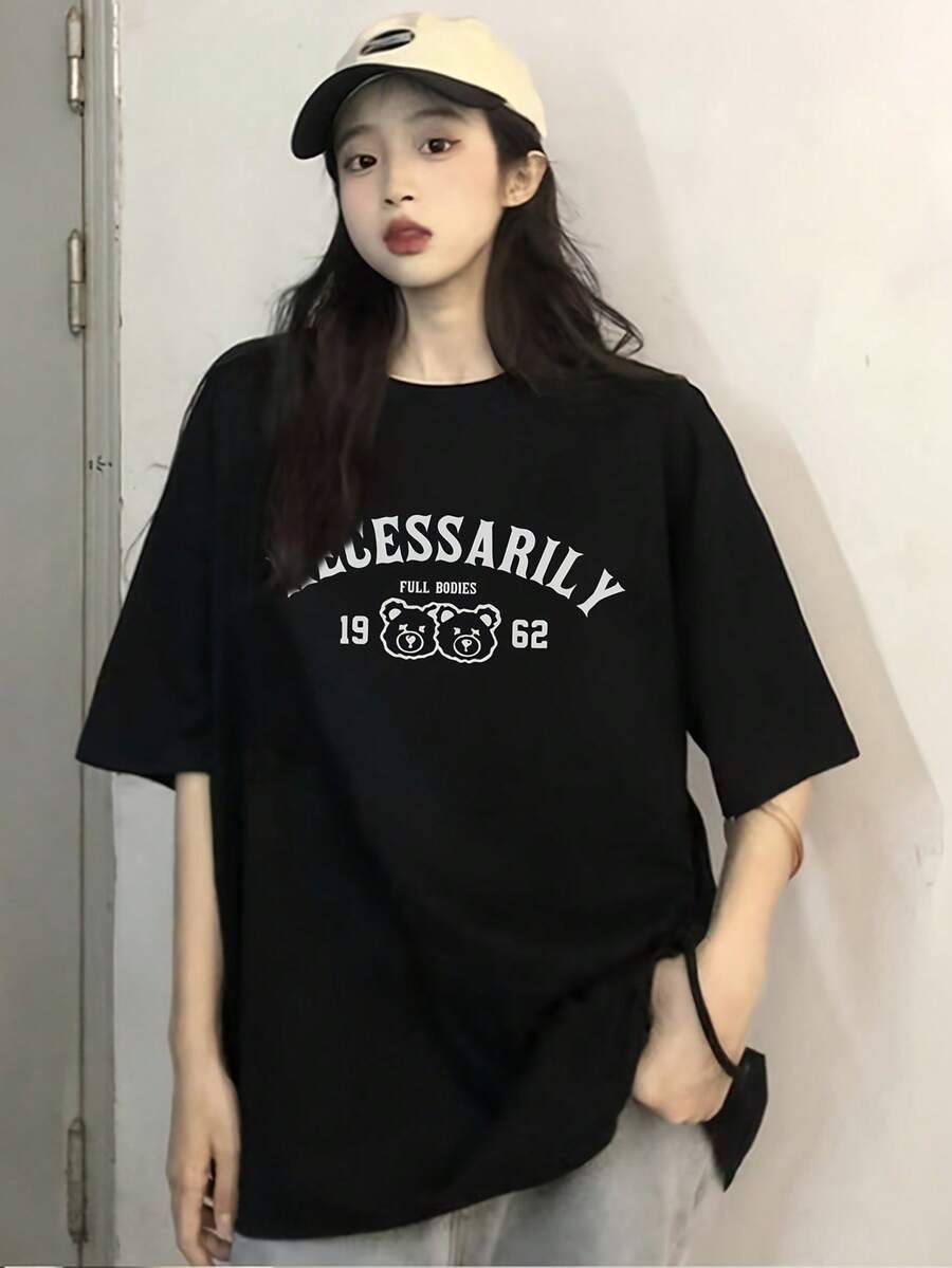 Women T-Shirts - Black - View 1