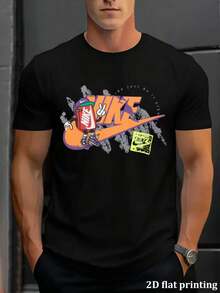 Men T-Shirts - Black - View 6