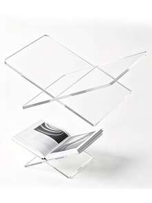 Kệ sách acrylic nguyên khối kiêm giá đỡ sách hình chữ X trong suốt, thiết kế đen trắng trang nhã, phù hợp với mọi không gian. Lý tưởng cho thư viện, nhà ở và các không gian thương mại, kệ trưng bày hoàn hảo sách dạy nấu ăn, album nhạc, tiểu thuyết và tất cả các loại sách khác. - Giá đỡ acrylic - Xem 8
