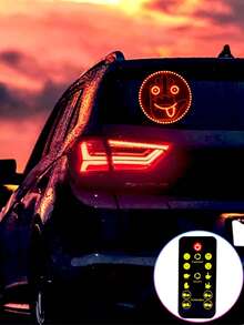 LED Suitcase Gesture Light, Suitable For Car And Luggage Gesture Lights, 4 And 4 Gesture LED Car Logos, 11 Mode Options, Manual LED Sign - 黑色 - 查看 4