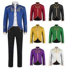 Men Cosplay Clothing - Royal Prince Suit - Yellow - View 3