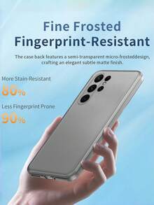 原装超薄磨砂手机壳，简约哑光，适用于三星 Galaxy S26 Ultra S26 Pro S25 edge S24 FE S23 S22 Note20/20 Ultra A16 A53 A54 A55 A56 5G，柔软 TPU 材质，防震防滑，防指纹，透气保护套 - 白色 - 查看 8