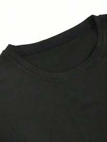 100% Cotton Women's Hiking T-Shirt, For Mountain, Camping, Nature, With Pine And Sunrise Print, Short Sleeve, Regular Fit, Comfortable Cotton Graphic Tees. - 黑色 - 查看 3