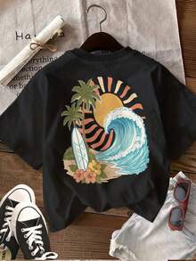 Women T-Shirts - Black - View 2