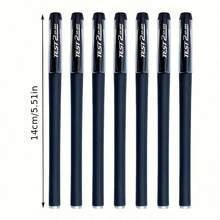 3pcs/Set Matte Neutral Pens, Black, 0.5mm Tip, Cute Minimalist Stationery Suitable For Students And Office Use - 1 Pen + 2 Refills - View 4