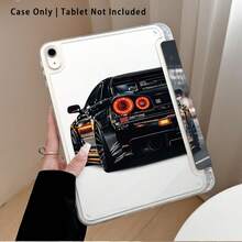 黑色跑車圖案彩繪效果平板保護殼，相容於 MatePad SE 11/MatePad 11/MatePad 11.5 2025/Pad 8/9/10/X8/X8A/X9/Apple 10th Gen/A16 11th Gen/Air/Pro 11 與 A9 - 彩色 - 查看 5