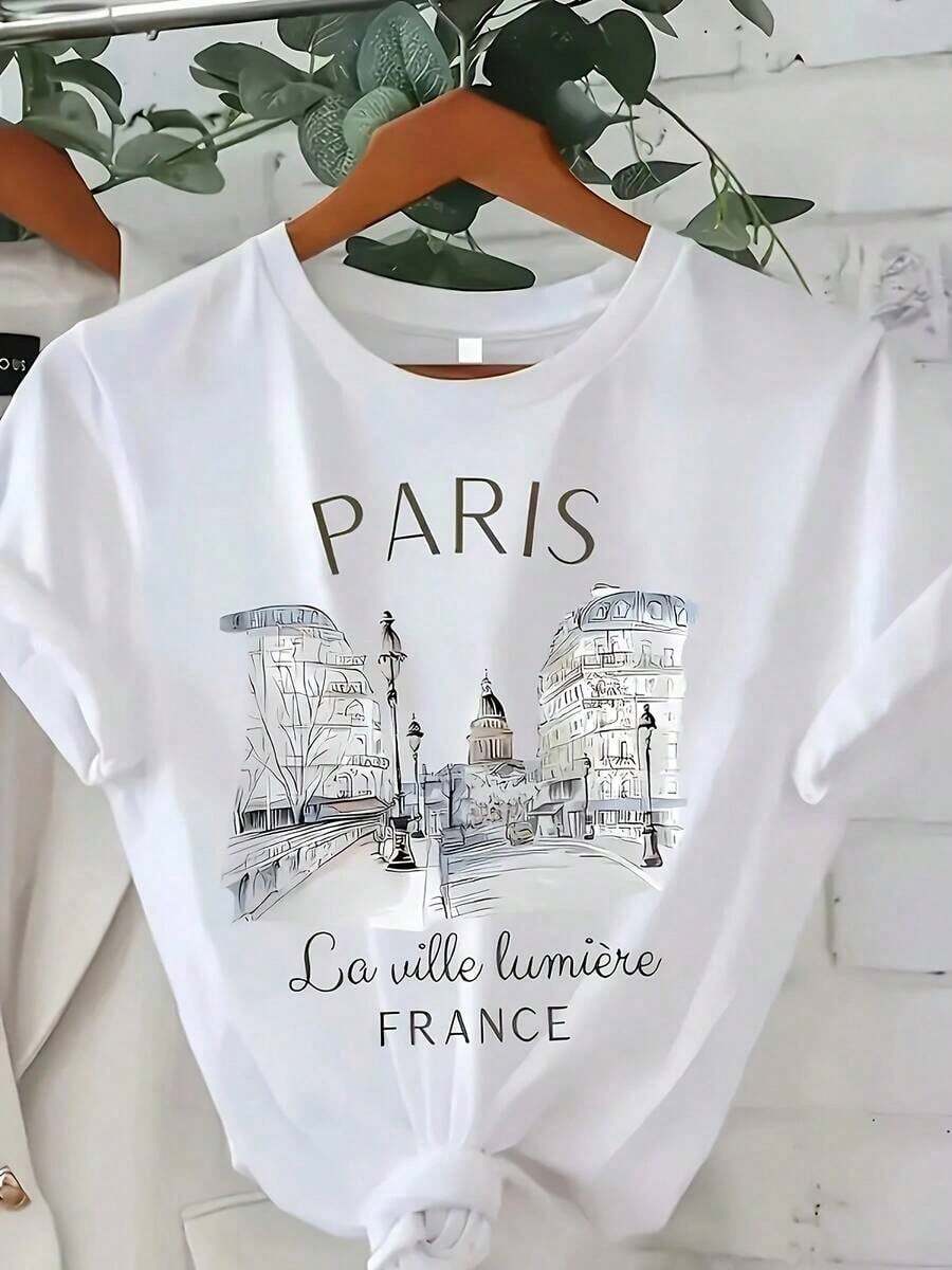 100% cotton Camiseta con Estampado de Carreras Retro de los 80 para Mujer - Camiseta Oversized para Mamá con Estampado de Cuadros y Rayos, Top Casual de Verano de Manga Corta y Cuello Redondo, Adecuada para Mamás, Conjuntos para Fiestas de Cumpleaños y Looks Casuales - Regalo Ideal para Mujeres - Blanco 7 - Ver 1