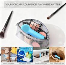 Silicone Facial Cleansing Brush, Portable Electric Face Scrubber With Heat And Vibration, 3 Modes Adjustable, Waterproof IPX6, USB-C Rechargeable, Deep Cleansing, Exfoliating And Massage - Màu A - Xem 4