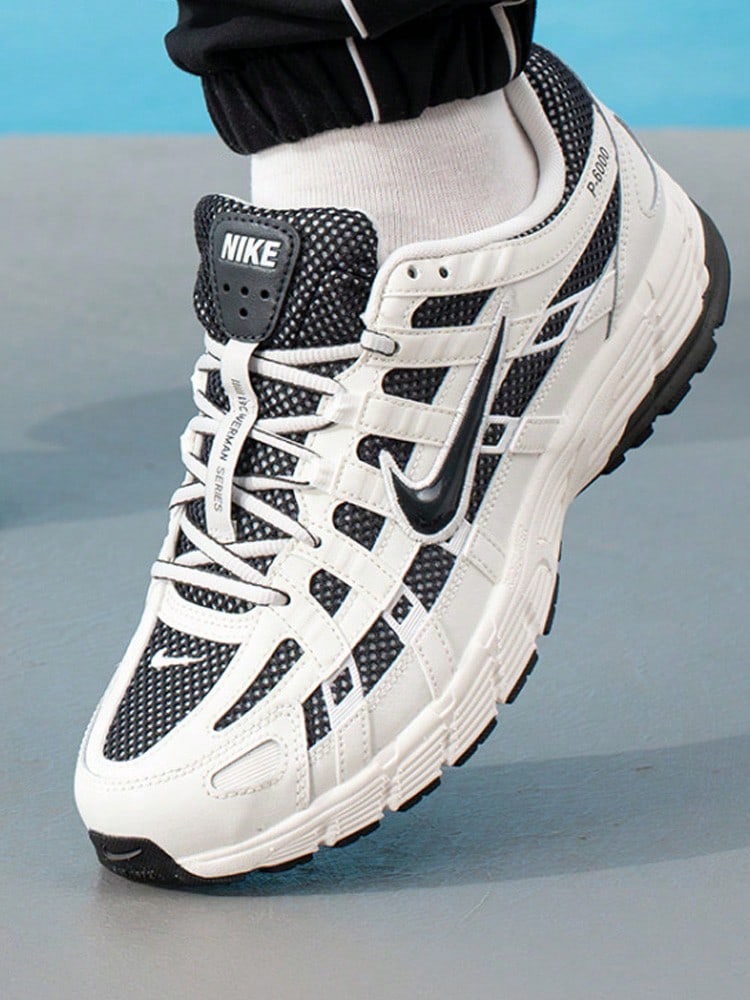 Giày chạy bộ thường ngày Nike P-6000 thoải mái và đa năng, dành cho nam, màu trắng. - Trắng và đen - Xem 1