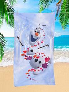 Disney 冰雪奇缘主题沙滩巾，灵感源自阿伦黛尔王国，献给所有热爱冰雪奇缘的粉丝，尽享夏日乐趣。这款充满奇思妙想的沙滩巾，以经典角色和电影中的精彩瞬间为特色，完美展现了阿伦黛尔王国的魔力，唤起人们对这部风靡全球的系列电影的美好回忆。 - Beach Towel - 查看 11