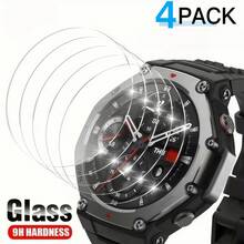 4pcs T-Rex 3/T-Rex 3Pro 48mm/44mm Tempered Glass Screen Protector, High Definition Clear, 9H Hardness, Scratch Resistant, Bubble-Free Installation. - 4pcs for T-rex 3Pro 44mm - View 3