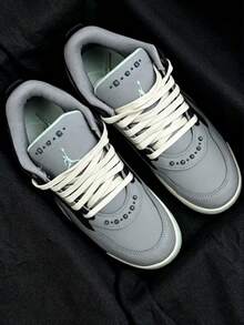 Nike Jordan Air Jordan 4 RM 男款籃球鞋 時尚百搭舒適運動低筒復古板鞋 灰黑色 IH7320-031 - 灰黑色 - 查看 4