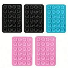 Bộ 5 miếng dán silicon giữ điện thoại có giác hút, keo dính chắc chắn, dùng được cả khi rảnh tay, có thể dán cố định, phù hợp với gương phòng tắm, nhà bếp, ô tô, chụp ảnh tự sướng và phát trực tiếp, tương thích với mọi điện thoại thông minh, là món quà thiết thực. - Nhiều màu - Xem 18