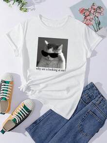 Women T-Shirts - White - View 1