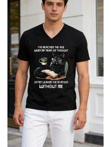 Men T-Shirts - Black - View 1
