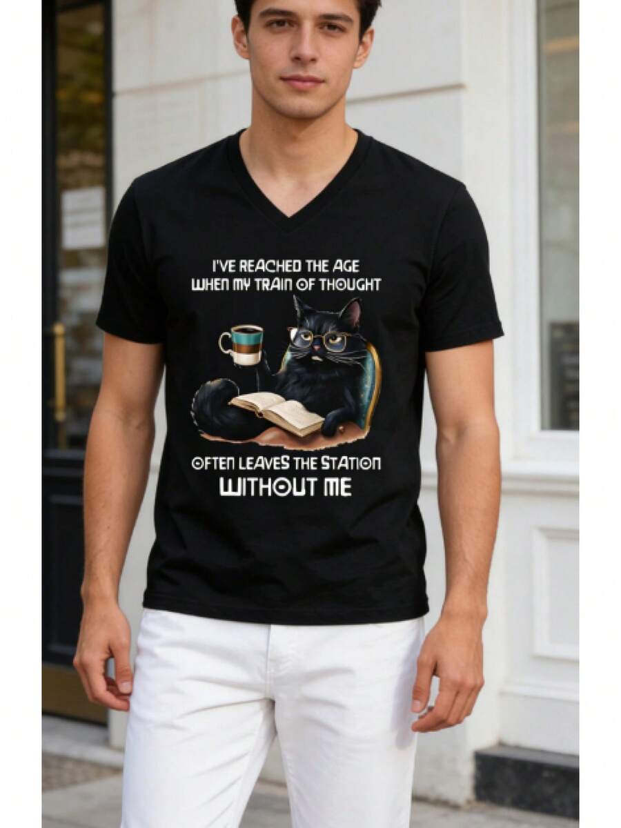 Men T-Shirts - Black - View 1