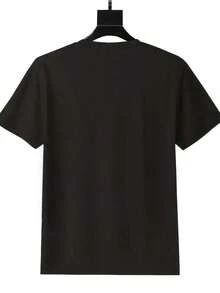 Camiseta Gras para Mujer con Diseño Festivo de Carnaval, con Gráficos de Máscaras, Cuentas, Música y Luces de Calle, para Fiestas y Celebraciones - Negro - Ver 4