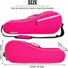 Tennis Bag 3 - 4 Rackets, - Resistant Racket Bag With Padded Men Women Adults - Pink - View 3