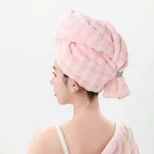 1pc Women's Long Hair Quick Dry Cap, Super Absorbent Fast Drying Towel Cap, Multiple Colors Available, Suitable For Women. Quick Dry Super Fine Fiber Towel Cap,Beach,Travel - Multicolor - View 9