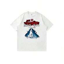 Stars-Wars-Attacks-On-Vader Camiseta con Estampado de Anime Trendyss Unisex Estilo Urbano Casual de Verano - Blanco - Ver 1