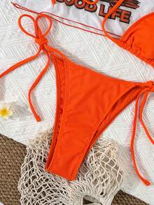 2026 New Fashion Beach Resort Women 3 Pieces Bikini Swimwear Vacation Summer - Multicolor - View 3