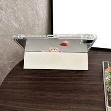 1 chiếc ốp bảo vệ máy tính bảng hai mặt in hình sọc đỏ hồng, có khe cắm bút. - Nhiều màu - Xem 3