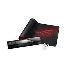 ASUS Mousepad ROG Sheath Extragrande Suave Superficie para Movimientos con precisión Base de Goma roja Antideslizante y los Bordes con Doble Bordado Ultra Resistente - Negro con diseno - Ver 7