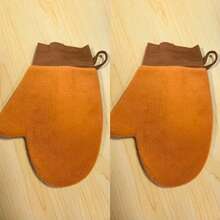 Guantes para aplicar loción corporal, guantes para extender rápidamente el aceite bronceador, guantes para aplicar protector solar y aceites esenciales, herramienta de bronceado con felpa - Multicolor - Ver 11